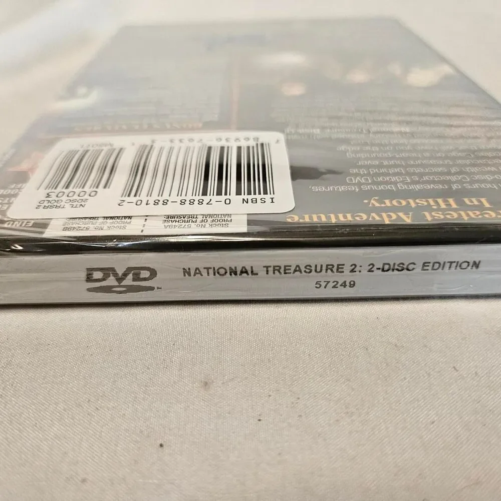 Brand New Factory Sealed National Treasure 2: Book of Secrets DVD